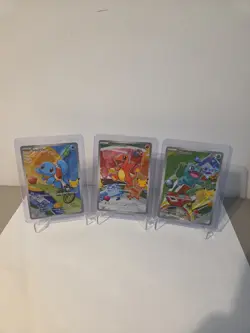 Pokemon TCG First Partner Illustration Collection Series 1 Kanto GEN 1 Starters - Image 1
