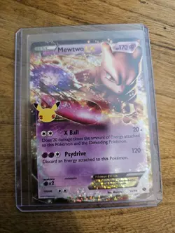 Pokemon TCG Mewtwo EX 54/99 Celebrations Classic Collection Holo - Image 4