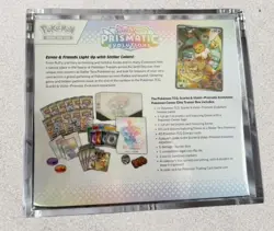Pokemon Prismatic Evolutions Pokemon Center ETB Elite Trainer Box + Acrylic - Image 4
