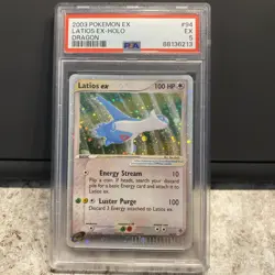 Pokemon TCG Latios EX Dragon #94/97 2003 Holo Rare Card PSA 5 - Image 1