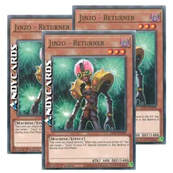 3x JINZO - RETURNER (Richiama - Jinzo) • Comune • LED7 EN039 • YUGIOH ANDYCARDS - Image 1