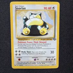 Snorlax 27/64 rare Pokemon card Excellent condition Jungle Set LP - Image 1