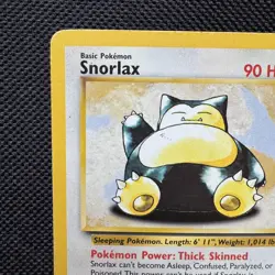 Snorlax 27/64 rare Pokemon card Excellent condition Jungle Set LP - Image 2