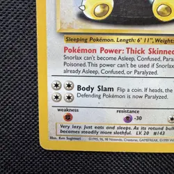 Snorlax 27/64 rare Pokemon card Excellent condition Jungle Set LP - Image 4