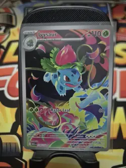 Mint Pokemon TCG Ivysaur 134/132 Mega Evolution Illustration Rare Holo Card - Image 1