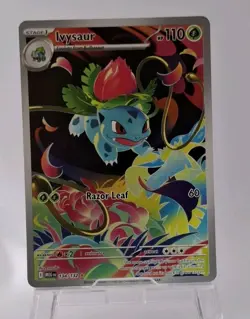 Ivysaur 134/132 Illustration Rare Mega Evolution Pokemon Card TCG - Image 1
