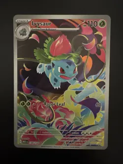 Pokemon TCG Ivysaur Card 134/132 Mega Evolution IR English Edition NM Condition - Image 1