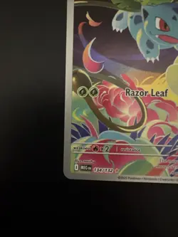 Pokemon TCG Ivysaur Card 134/132 Mega Evolution IR English Edition NM Condition - Image 3