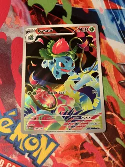 Pokemon TCG Ivysaur Card 134/132 Mega Evolution IR English Edition NM Condition - Image 1