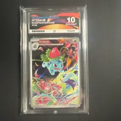 Pokemon TCG Ivysaur 134/132 IR Mega Evolution ACE 10 Gem Mint Graded Card 💎 - Image 1