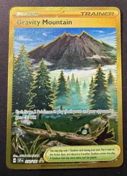 Pokemon TCG Gravity Mountain 250/191 Surging Sparks Hyper Rare Holo NM - Image 1