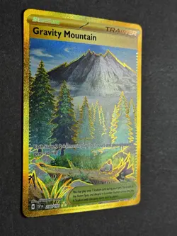 Gravity Mountain 250/191 Surging Sparks Gold Secret Rare Pokemon TCG NM/MINT - Image 4