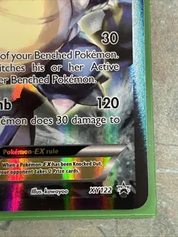 Blastoise EX XY122 XY Red & Blue Coll. Black Star Promo Pokemon Card - Image 4