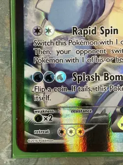 Blastoise EX XY122 XY Red & Blue Coll. Black Star Promo Pokemon Card - Image 5