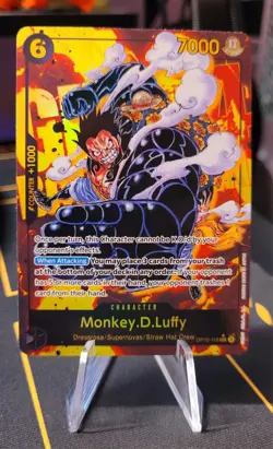 OP10-118 Monkey.D.Luffy SEC Alt Art One Piece TCG English Card Game NM - Image 1