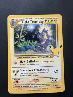 Pokemon Card - Light Toxtricity Holo - SWSH137 - Black Star Promo - 2021 - Image 1