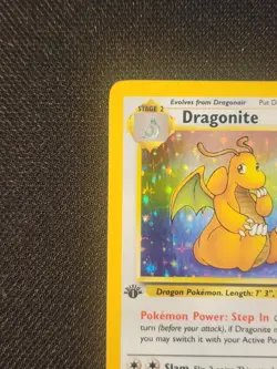 1999 Pokemon Fossil 1st Edition Dragonite Holo #4/62 - LP and FREE SHIPPING - Image 5