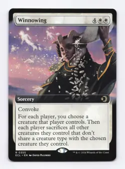 Winnowing (Extended Art) 0355 (R) MTG Lorwyn Eclipsed (ECL) - Image 1