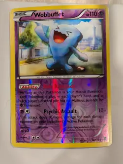 Wobbuffet 36/119 XY - Phantom Forces Pokemon Reverse Holo Foil Rare Nice! - Image 1