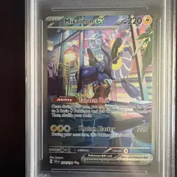 2023 Pokemon SVI EN Special Illustration Rare #244 Miraidon ex PSA 10 GEM MINT - Image 2