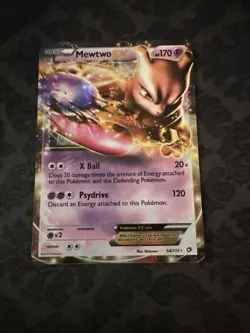 Mewtwo EX - 54/113 - Pokemon Legendary Treasures Black White Ultra Rare Card - Image 1