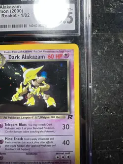 Dark Alakazam Holo CGC 8.5 NM/MINT+ Pokemon (2000) Team Rocket Unlimited #1/82 - Image 3