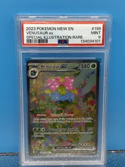 Pokemon 151 PSA 9 Starter Evolution Set + Pikachu - Image 5