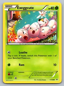 Pokemon TCG XY - Roaring Skies Exeggcute 1/108 - Image 1