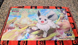 Pokemon Eevee Playmat - Pokemon Go - Radiant/Shiny Eevee - New - Standard Size - Image 1