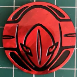 Pokemon Deoxy TCG Red Flip Coin Collectable - Image 1