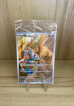 Pokemon TCG |BRAND NEW & SEALED| Mimikyu 075 SVP Black Star Promo Paldean Fates - Image 1