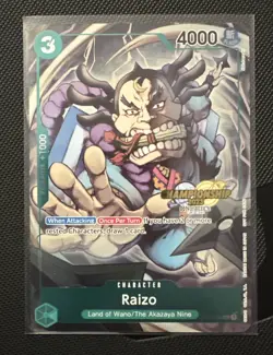 One Piece Raizo OP01-052 Championship 2023 Event Pack Promo MINT English - Image 1