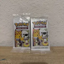 Pokemon TCG General Mills 25th Anniversary 3-card Booster Pack X2 - Image 1