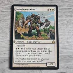 Magic The Gathering Morningtide Stonehewer Giant MTG +free cards. - Image 1