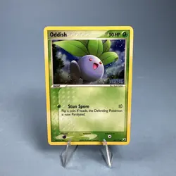 Pokemon Card - Oddish Unseen Forces 64/115 Reverse Holo Stamped - Image 1
