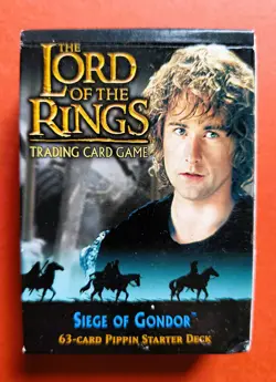 LOTR TCG Lord of the Rings, Siege of Gondor: Pippin, 63 card Starter Deck, rare - Image 1