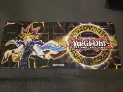 Yugioh Trading Card Game Mat Board Konami Shonen Jump 1996 Anime Double Sided NM - Image 1
