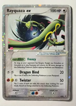 Rayquaza EX 039 Promo Card 2006 MP/HP EX Collector Tin - Image 1