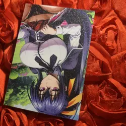 Akeno Himejima HIGH SCHOOL DxD Naughty Or Nice Goddess Girl Waifu Card Grass - Image 3