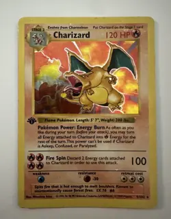 Pokemon Card - Charizard 1st Edition - Image 1