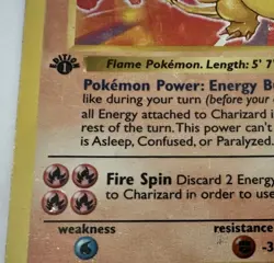 Pokemon Card - Charizard 1st Edition - Image 2