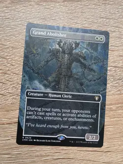 MTG Grand Abolisher - Borderless - Commander Masters Rare CMM 0625 625 NM - Image 1
