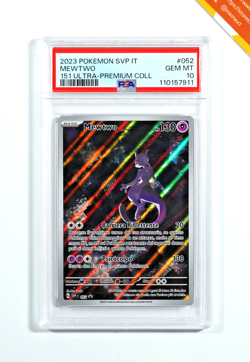 Pokemon PSA 10 Mewtwo #052 151 Ultra Premium Collection Promo 2023 Italiano - Image 1