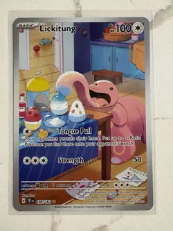 Lickitung 180/162 Sv05: Temporal Forces Holo Illustration Rare Pokemon TCG NM - Image 1