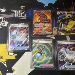 Pokemon phantasmal flames Lot 7x Switch Sacred Charm Octillery Mega Sharpedo - Image 2