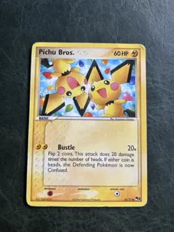 Pichu Bros. 16/17 POP Series 3 60 HP Common Basic Regular Pokemon TCG Card - Image 1