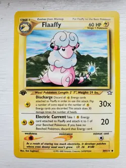 Flaaffy 34/111 - 1st Edition Neo Genesis - Pokemon Card WOTC - Image 1