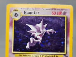 Pokemon Haunter 6/62 Holo Rare Fossil Unlimited HP sc - Image 4