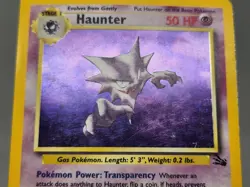 Pokemon Haunter 6/62 Holo Rare Fossil Unlimited HP sc - Image 5