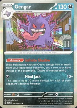 Gengar 050/088 Rare Perfect Order Pokemon Reverse Holo Near Mint - Image 1